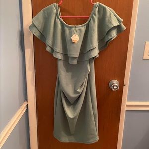 NWT pink blush maternity dress